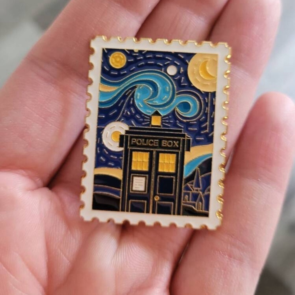 Pin Dr Who VanGogh Tardis